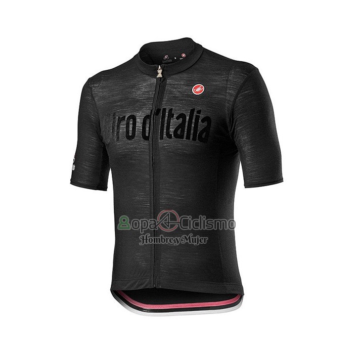 Giro d'Italia Ropa Ciclismo Culotte Corto 2022 Hombre Mangas Cortas Negro